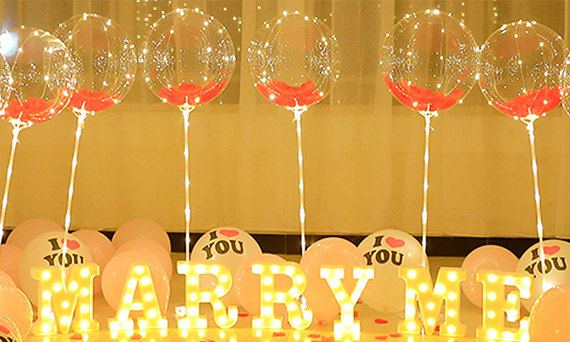 LED Bubble Balloons များကို ဘယ်လိုစုဝေးမလဲ။