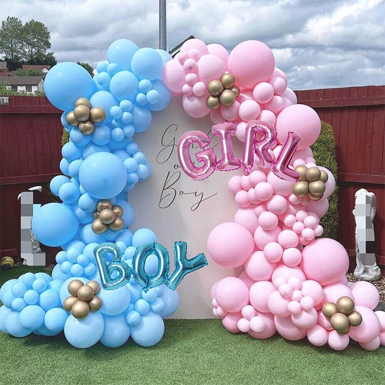 ယောက်ျားလေး သို့မဟုတ် မိန်းကလေး Balloon Arch Garland Kit