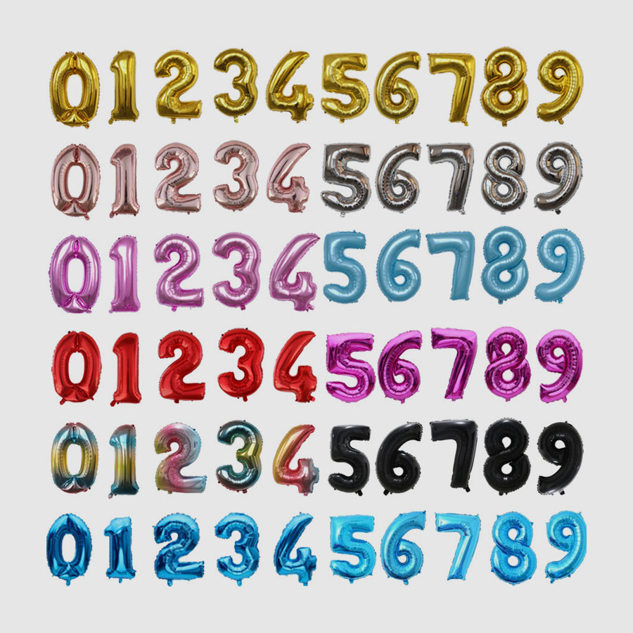 Foil Number Balloons များ