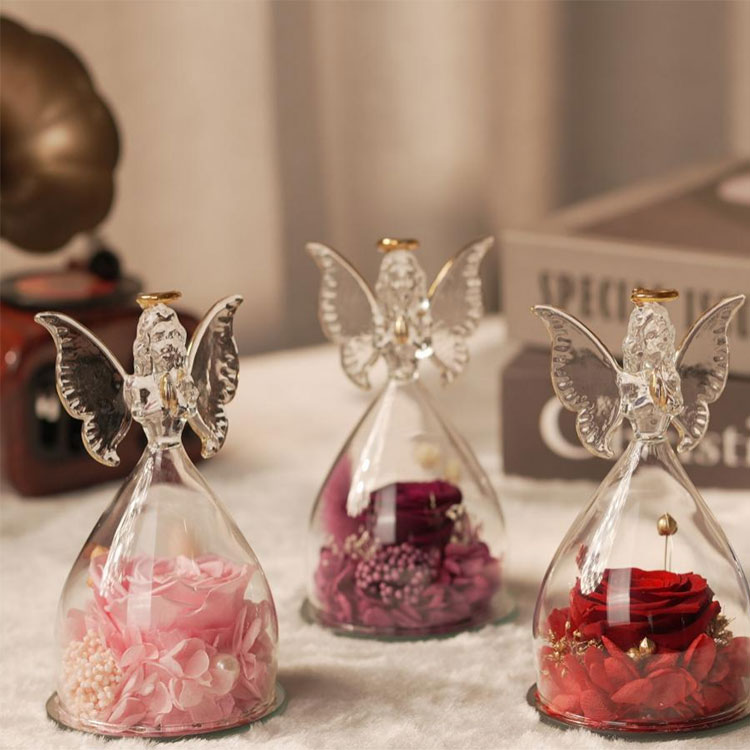 Glass Angel Preserved ပန်းလက်ဆောင်