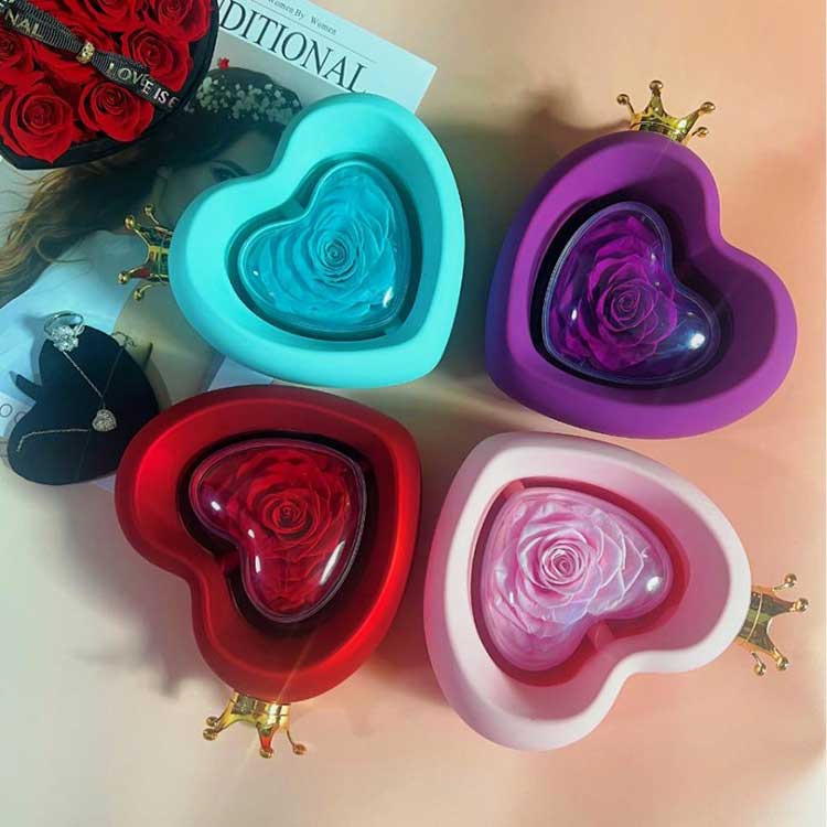 Heart Shape Rose လက်ဝတ်ရတနာသေတ္တာ