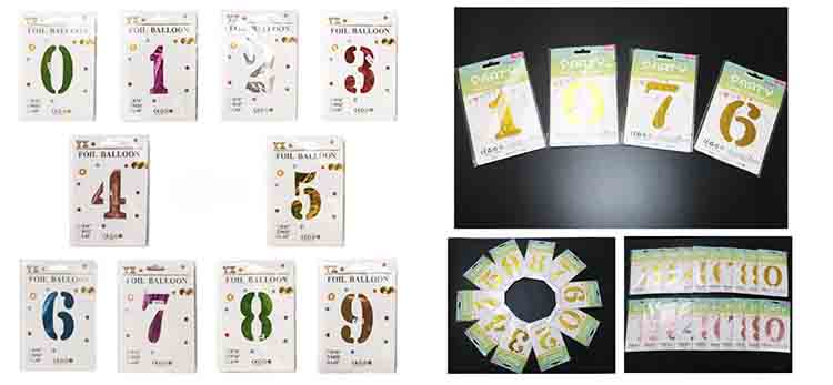 digital aluminum foil balloon packing