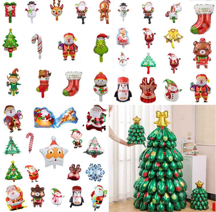 Christmas aluminum foil balloons