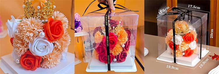 rose flower gift box