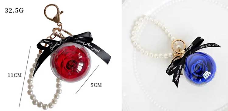 Eternal Flower Keychain