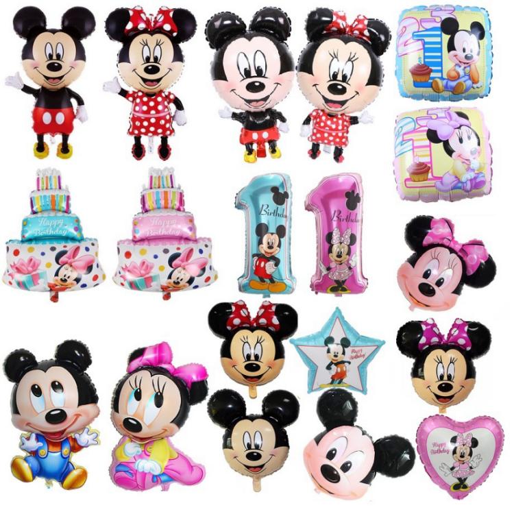 Mickey Minnie အပြင်အဆင် Foil Balloons