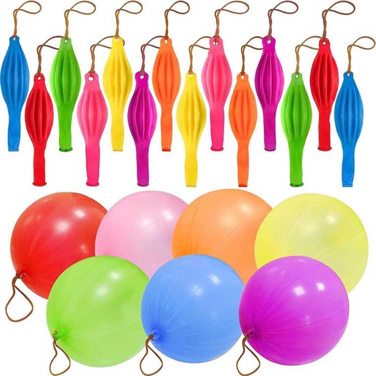 ရော်ဘာကြိုးဖြင့် Balloons များထိုးခြင်း။