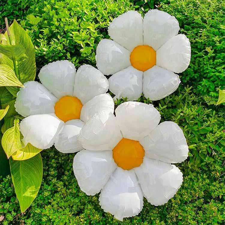 ခြောက်ပွင့်ပွင့် Daisy သတ္တုပါးပူဖောင်းများ