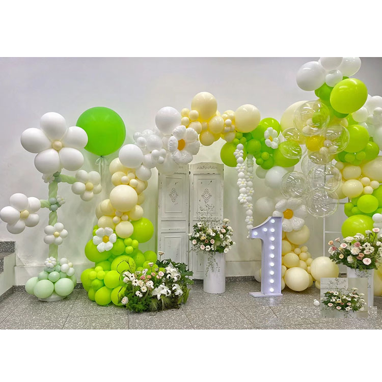 Daisy Balloon Garland Arch Kit လေးများ