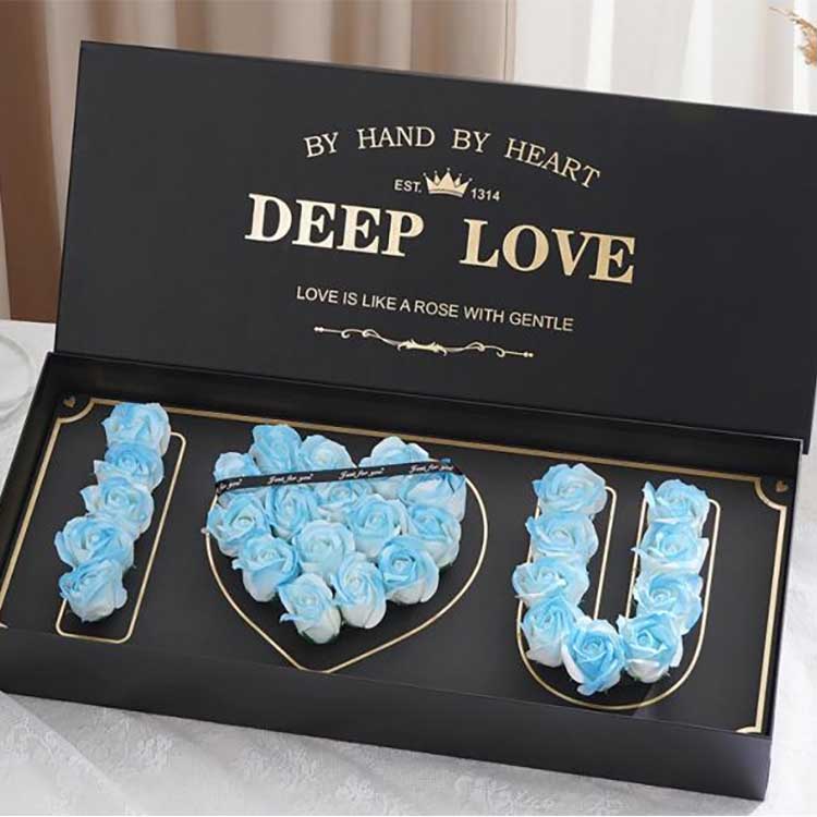 ဆပ်ပြာ Rose Heads Flower Box