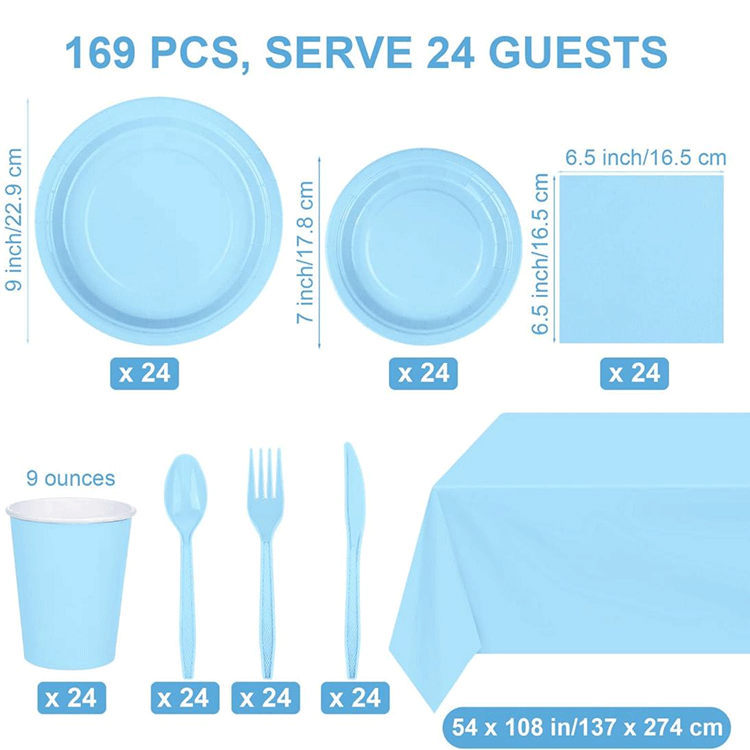 Solid Color Plates Sets များ