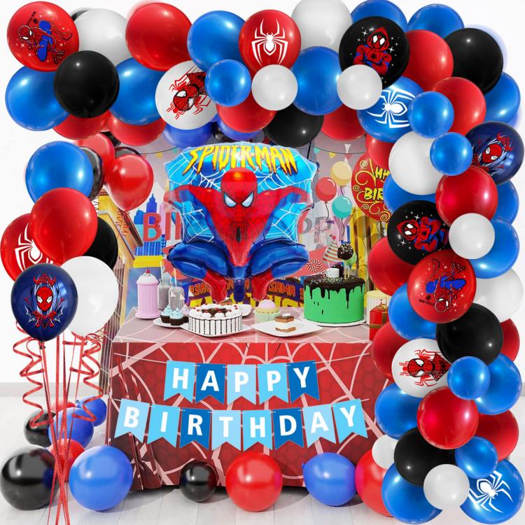 Spider Man Themed Balloon Arch Kit