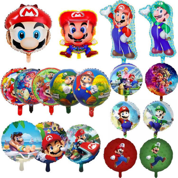 Super Mario အပြင်အဆင် Foil Balloon