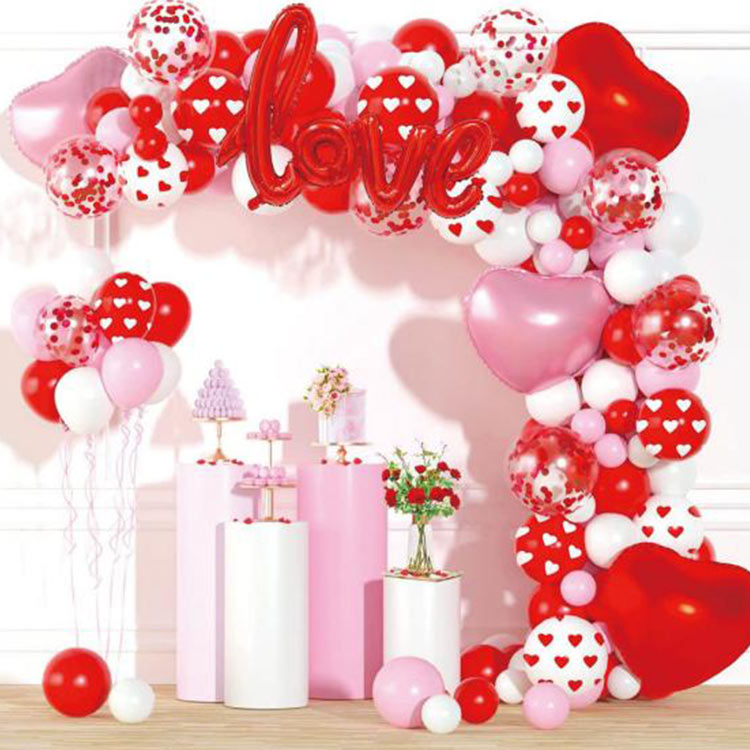 Valentine's Day Balloon Arch